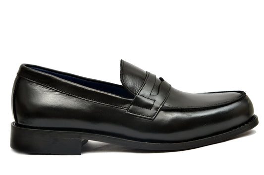 Chester: Mocassin Homme - Cuir Noir