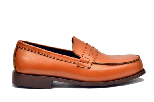 Chester: Mocassin Homme - Cuir Tabac